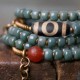 108 Mala Bodhi Seed Dzi Bead Wisdom Bracelet 108 Mala Bodhi Seed Dzi Bead Wisdom Bracelet