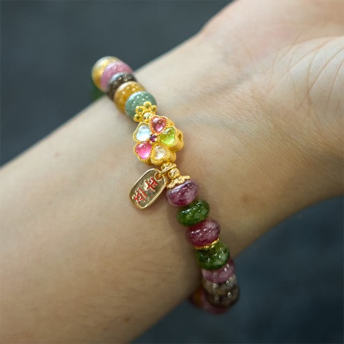 Tourmaline Jade Safe Love Bracelet Tourmaline Jade Safe Love Bracelet