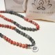 108 Mala Beads Sea Sediment Jasper Protection Bracelet