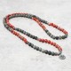 108 Mala Beads Sea Sediment Jasper Protection Bracelet