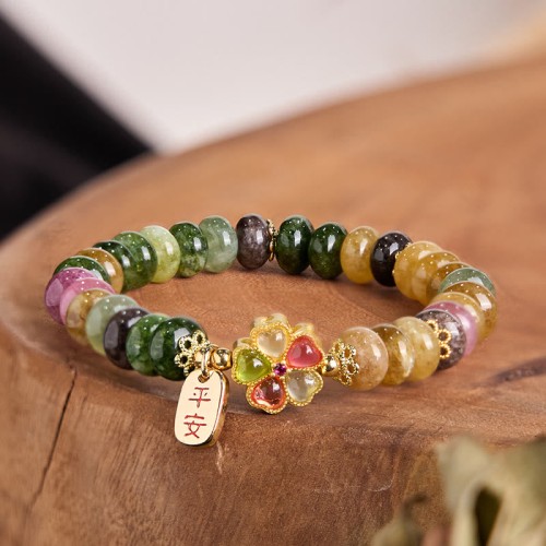 Tourmaline Jade Safe Love Bracelet Tourmaline Jade Safe Love Bracelet