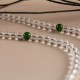 108 Beads White Crystal Jade Meditation Bracelet
