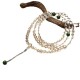 108 Beads White Crystal Jade Meditation Bracelet