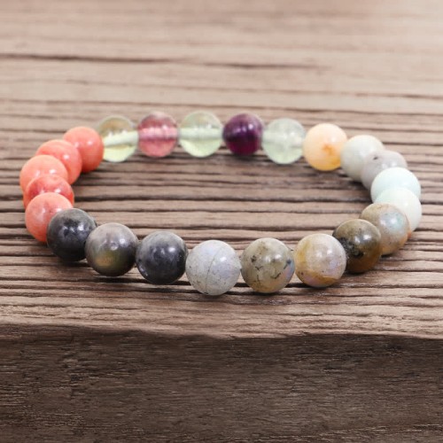 108 Mala Beads Fluorite Black Glitter Stone Protection Bracelet 108 Mala Beads Fluorite Black Glitter Stone Protection Bracelet