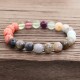 108 Mala Beads Fluorite Black Glitter Stone Protection Bracelet 108 Mala Beads Fluorite Black Glitter Stone Protection Bracelet