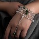 108 Beads White Crystal Jade Meditation Bracelet