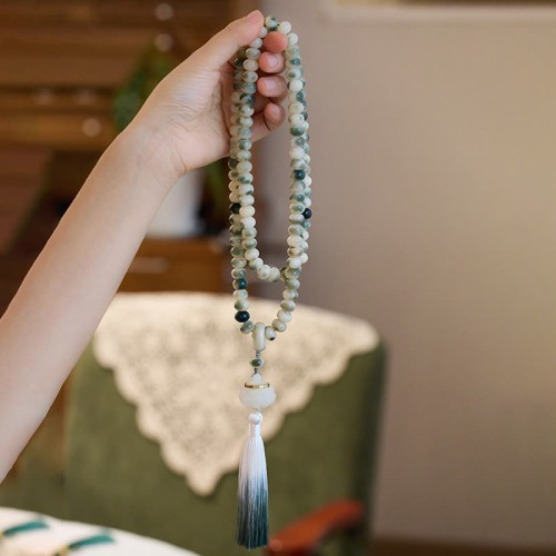 108 Mala Beads Bodhi Seed Lotus Wisdom Bracelet