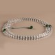 108 Beads White Crystal Jade Meditation Bracelet