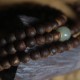 108 Mala Beads Agarwood Jade 999 Gold Peace Bracelet