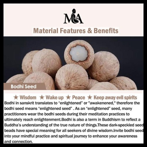 108 Beads Bodhi Seed Blessing Meditation Mala Bracelet 108 Beads Bodhi Seed Blessing Meditation Mala Bracelet