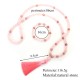 108 Mala Pink Crystal Love Tassel Bracelet 108 Mala Pink Crystal Love Tassel Bracelet