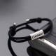 925 Silver Letter Engraving Blessing Bracelet 925 Silver Letter Engraving Blessing Bracelet