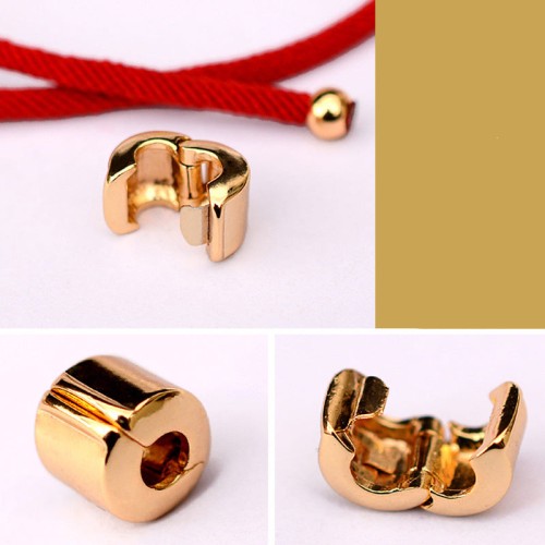 24K Gold-Plated PiXiu Luck Red String Bracelet