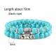 2Pcs Crystal Agate Buddha Protection Bracelet 2Pcs Crystal Agate Buddha Protection Bracelet