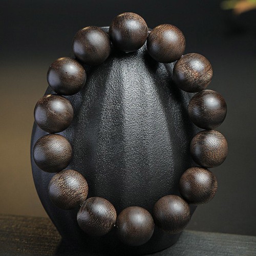 108 Mala Agarwood Peace Strength Calm Bracelet