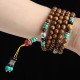 108 Beads Rosewood Tiger Eye Healing Mala 108 Beads Rosewood Tiger Eye Healing Mala