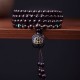 108 Mala Red Sandalwood Lotus Balance Bracelet