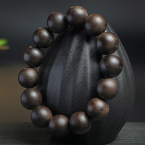 108 Mala Agarwood Peace Strength Calm Bracelet