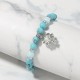Turquoise Glowstone Lotus Protection Bracelet