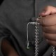 108 Beads White Crystal Jade Meditation Bracelet