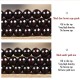 108 Mala Beads Small Leaf Red Sandalwood Amber Bracelet
