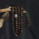 108 Mala Beads Agarwood Jade 999 Gold Peace Bracelet