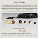 108 Mala Beads Small Leaf Red Sandalwood Amber Bracelet
