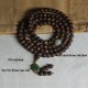 108 Mala Beads Agarwood Jade 999 Gold Peace Bracelet