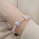 925 Silver Amethyst Aquamarine Cat's Eye Healing Bracelet 925 Silver Amethyst Aquamarine Cat's Eye Healing Bracelet