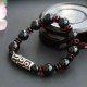 Black Onyx Nine-Eye Dzi Bead Wealth Bracelet