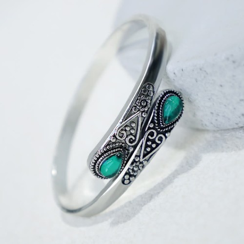 Zircon Water Drop Healing Cuff Bracelet Zircon Water Drop Healing Cuff Bracelet