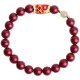 Natural Cinnabar Lucky Koi Fish Jade Blessing Bracelet