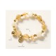 14K Gold Plated Golden Rutilated Quartz Wealth Charm Bracelet 14K Gold Plated Golden Rutilated Quartz Wealth Charm Bracelet