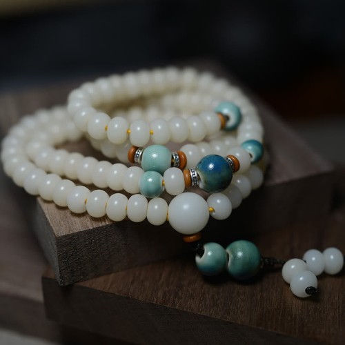 108 Mala Beads Bodhi Seed Evil Spirits Bracelet