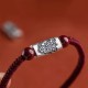 925 Silver 12 Chinese Zodiac Cinnabar String Bracelet
