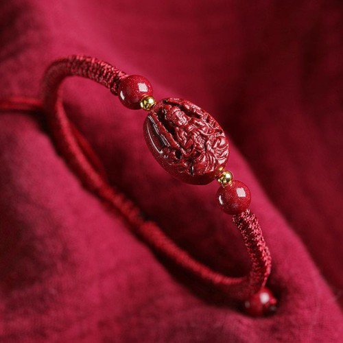 Zodiac Buddha Cinnabar Evil Spirits Bracelet Zodiac Buddha Cinnabar Evil Spirits Bracelet