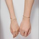 18K Gold Hetian Jade Luck Red Rope Bracelet