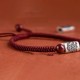 925 Silver 12 Chinese Zodiac Cinnabar String Bracelet