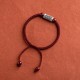 925 Silver 12 Chinese Zodiac Cinnabar String Bracelet