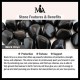 Black Onyx Nine-Eye Dzi Bead Wealth Bracelet