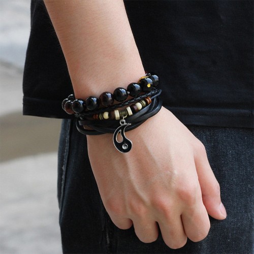 Yin Yang Pendant Couple Balance Bracelet Yin Yang Pendant Couple Balance Bracelet