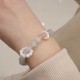 925 Silver Amethyst Aquamarine Cat's Eye Healing Bracelet 925 Silver Amethyst Aquamarine Cat's Eye Healing Bracelet
