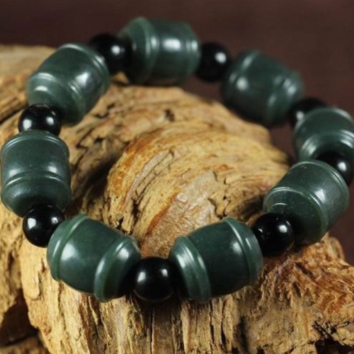 Natural Cyan Jade Cure Bracelet Natural Cyan Jade Cure Bracelet