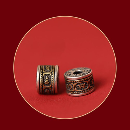 925 Silver Buddha Cinnabar Om Mani Padme Hum Bracelet