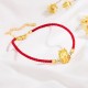 925 Silver Year of the Dragon Golden Dragon Strength Bracelet