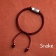925 Silver 12 Chinese Zodiac Cinnabar String Bracelet