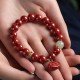 Cinnabar Jade Healing Charm Bracelet