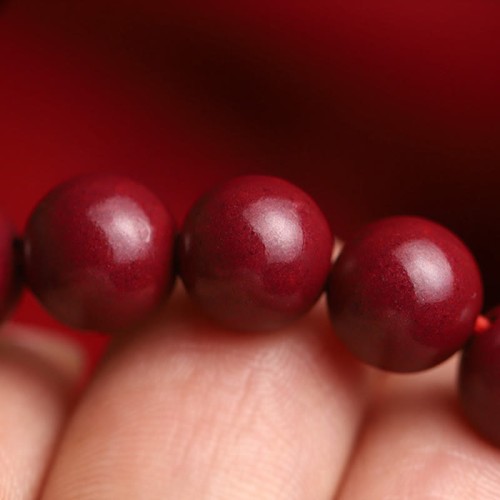 Natural Cinnabar Lucky Koi Fish Jade Blessing Bracelet