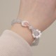 925 Silver Amethyst Aquamarine Cat's Eye Healing Bracelet 925 Silver Amethyst Aquamarine Cat's Eye Healing Bracelet