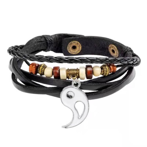 Yin Yang Pendant Couple Balance Bracelet Yin Yang Pendant Couple Balance Bracelet